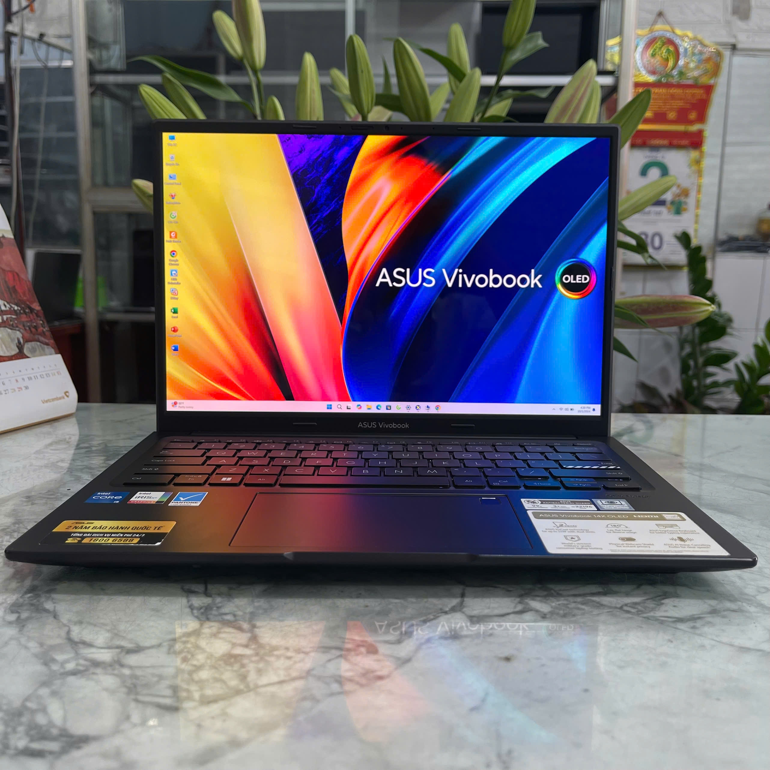 ASUS Vivobook 14X OLED S3405VA Core I5-13500H Ram 16Gb Ssd 512Gb Màn Hình 14 Inch 2.8K OLED
