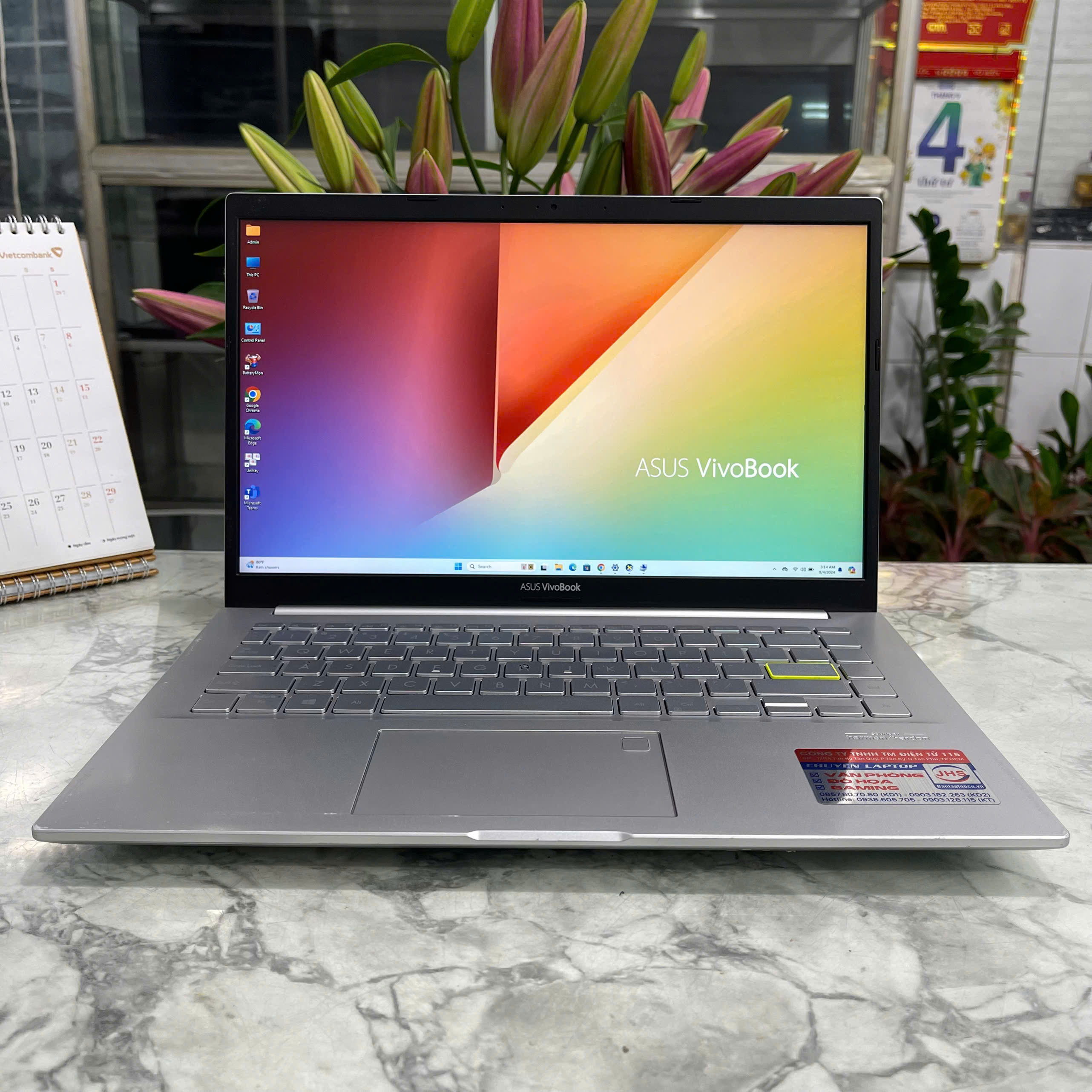 Asus Vivobook M413IA-EK481T Ryzen 7-4700U Ram 8Gb Ssd 256Gb Màn Hình 14.0''Inch Fhd IPS