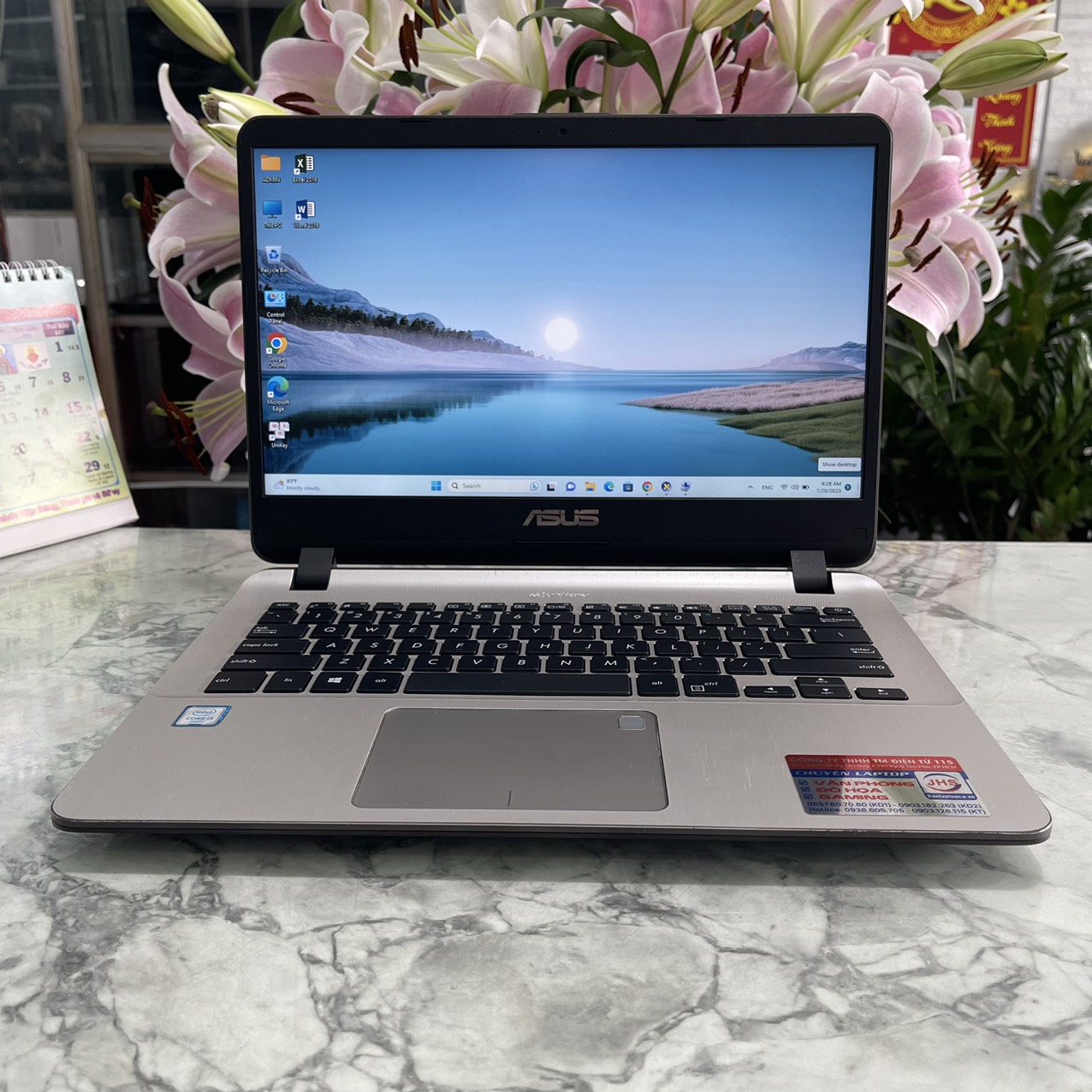 Asus VIVOBOOK X407UA - BV129T Core I3-6006U Ram 4gb Ssd 128gb Và 500gb Hdd Màn Hình 14.0''Inch