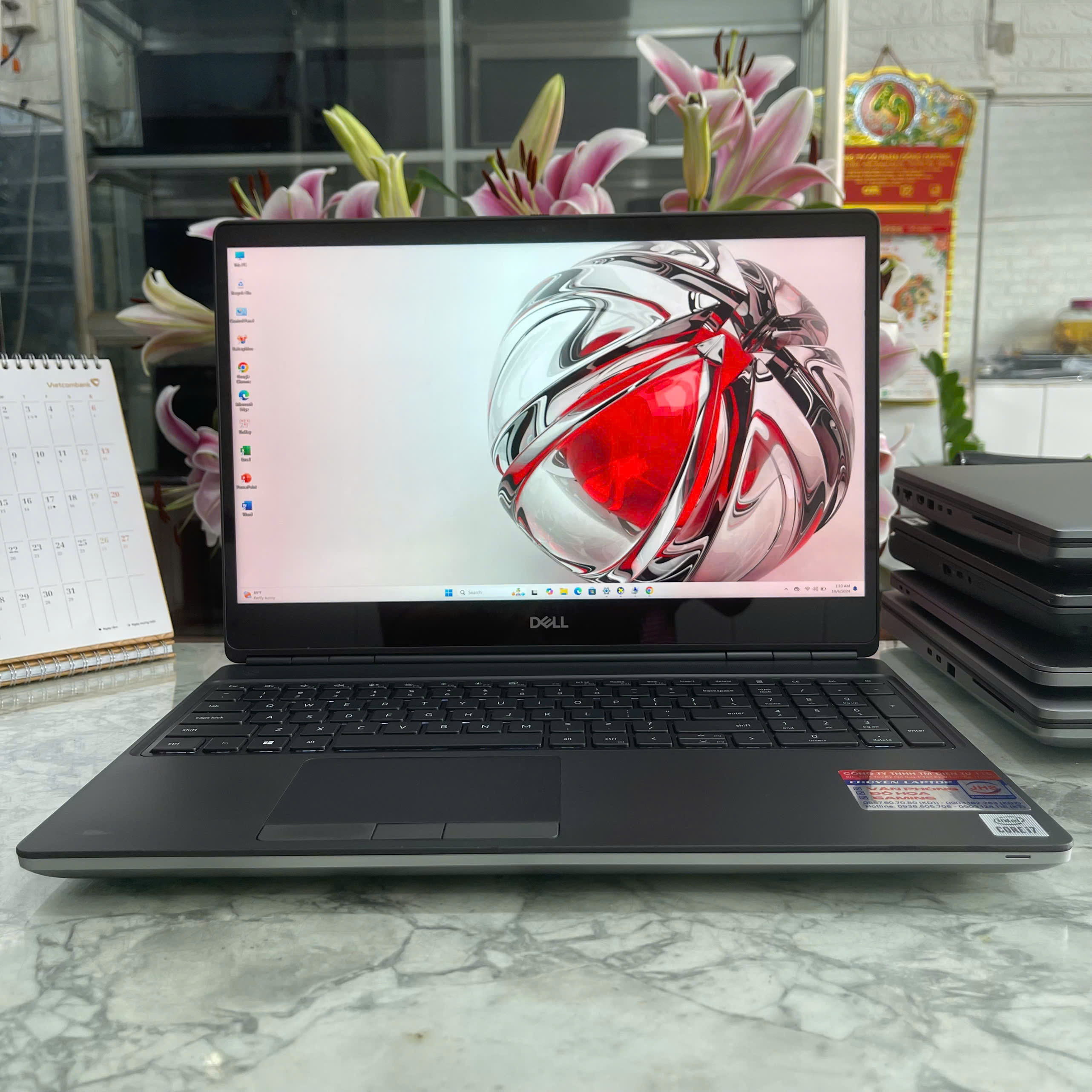Dell Precision 7550 Core I7-10850H Ram 32Gb Ssd 1.000Gb Nvidia Quadro T2000 4GB GDDR6 Màn Hình 15.6 Inch FHD IPS