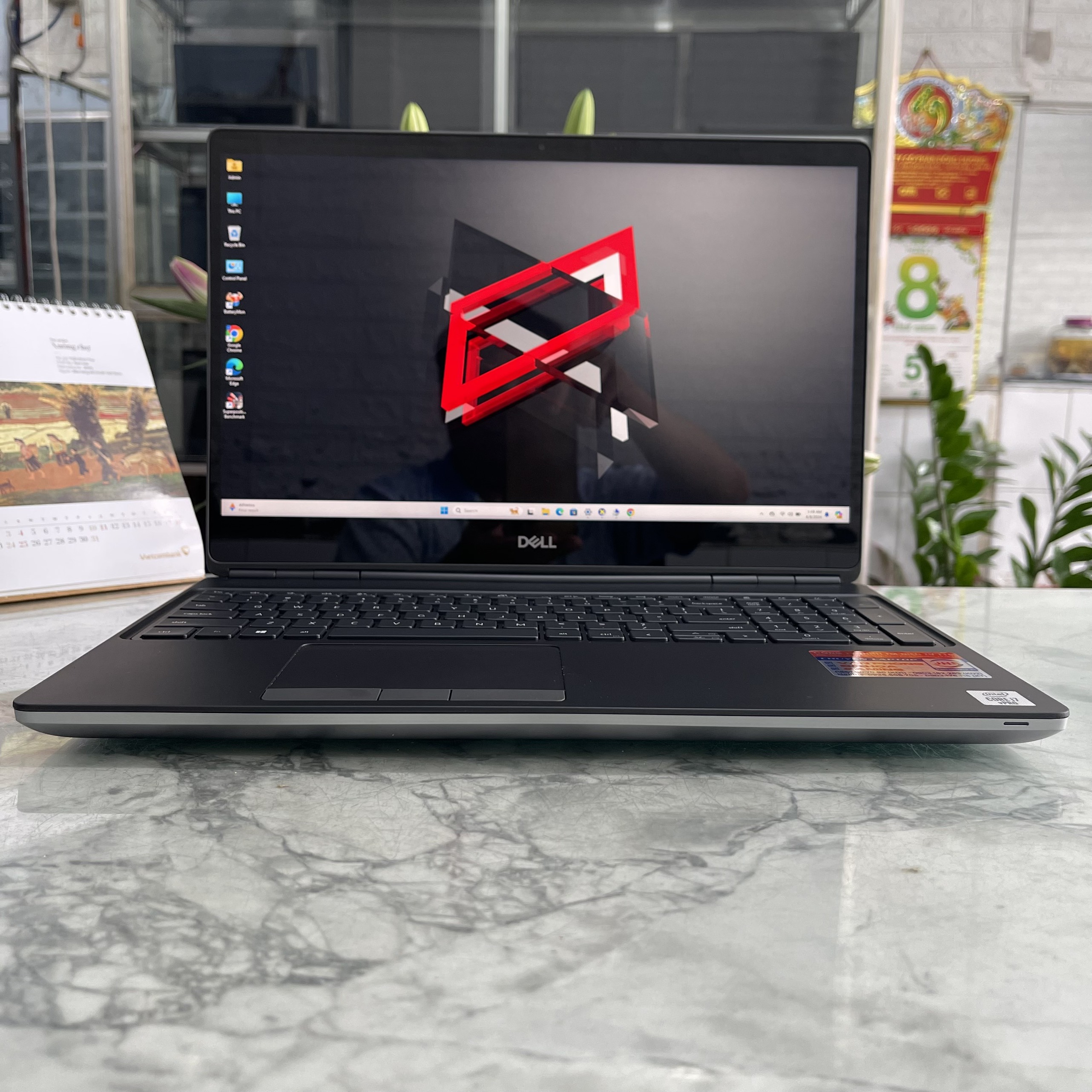 Dell Precision 7550 Core I7-10850H RAM 32GB SSD 512GB VGA Quadro T1000 Màn 15.6 Inch FHD IPS Touchscreen