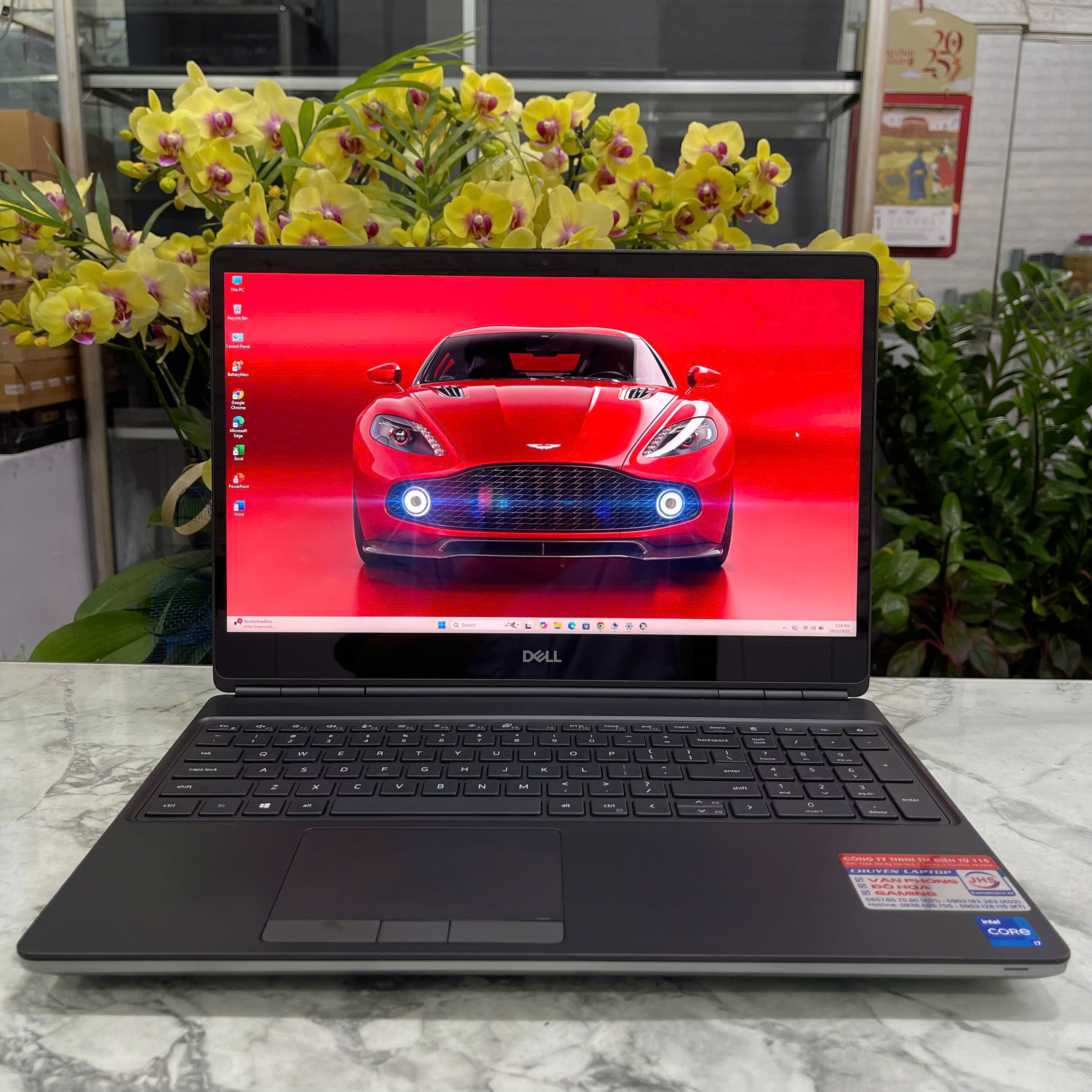 Dell Precision 7560 MÁY TRẠM GIÁ TỐT CORE I7-11850H RAM 32GB SSD 1.000GB RTX A2000 MÀN HÌNH : 15.6 Inch IPS Touch