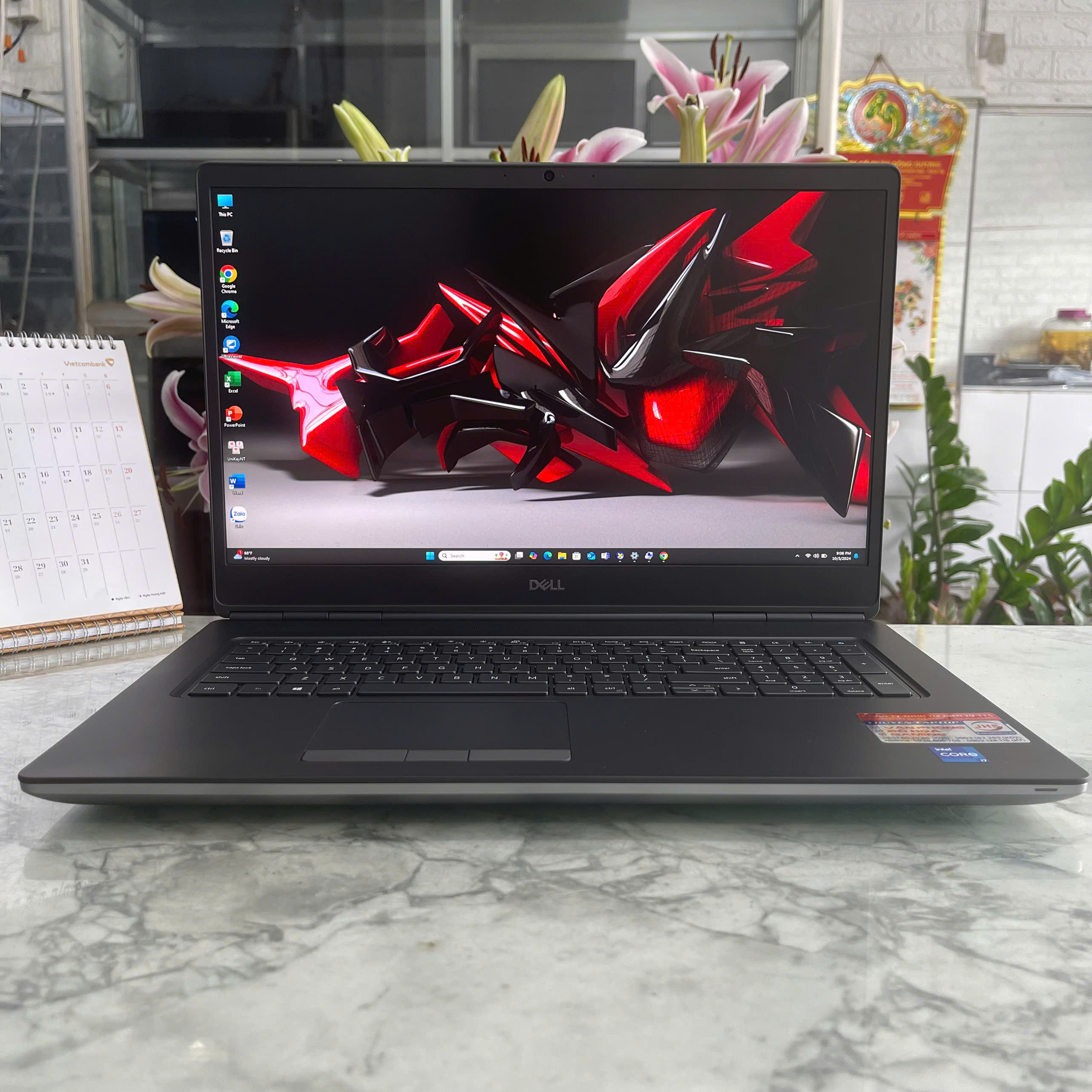 Dell Precision 7760 Core I7-11850H Ram 32Gb Ssd 1.000Gb Nvidia T1200( 4GB GDDR6 ) Màn Hình 17.3'' Fhd IPS
