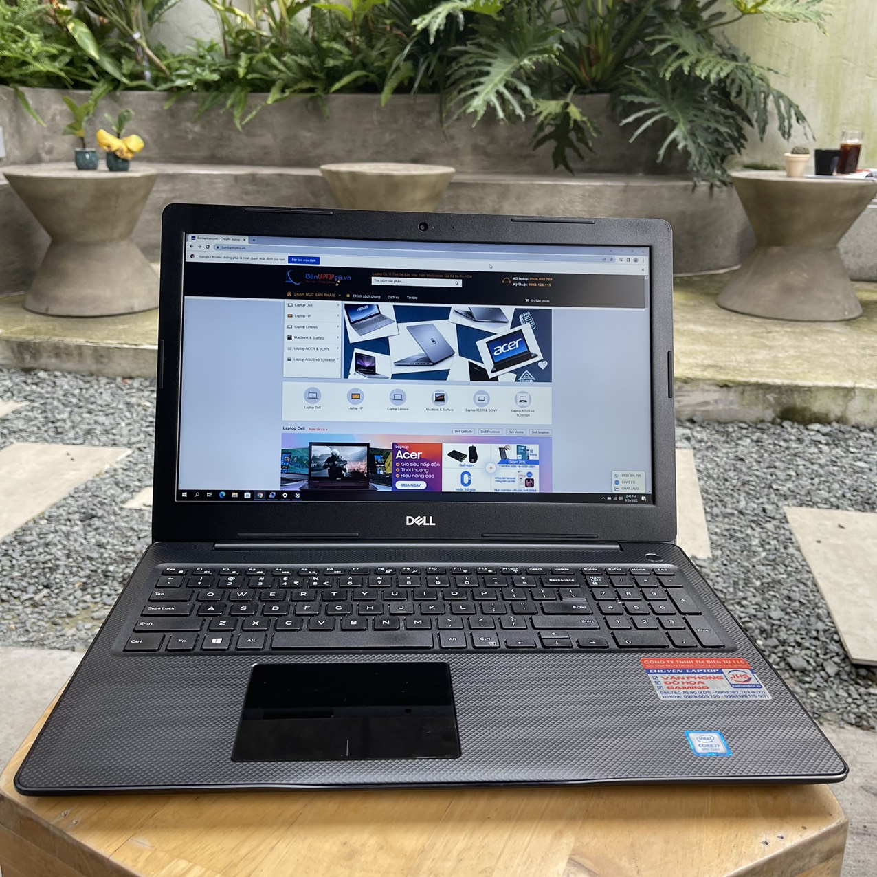 Dell Vostro 3580 core i7-8565U Ram 8gb SSD 256gb card AMD Radeon 520 (2Gb) Màn hình 15.6'' inch Full HD IPS