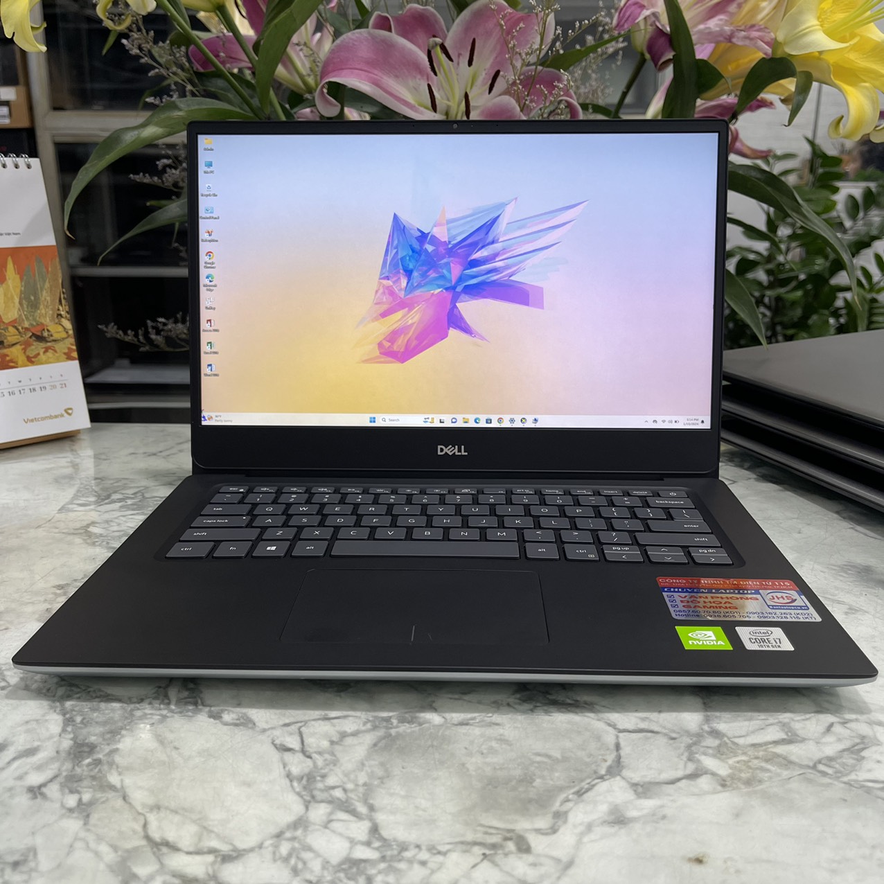 Dell Vostro 5490 Máy Likenew Core I7-10510U Ram 16gb Ssd 256gb Vga rời MX250 2GB Màn Hình 14.0'' Fhd IPS