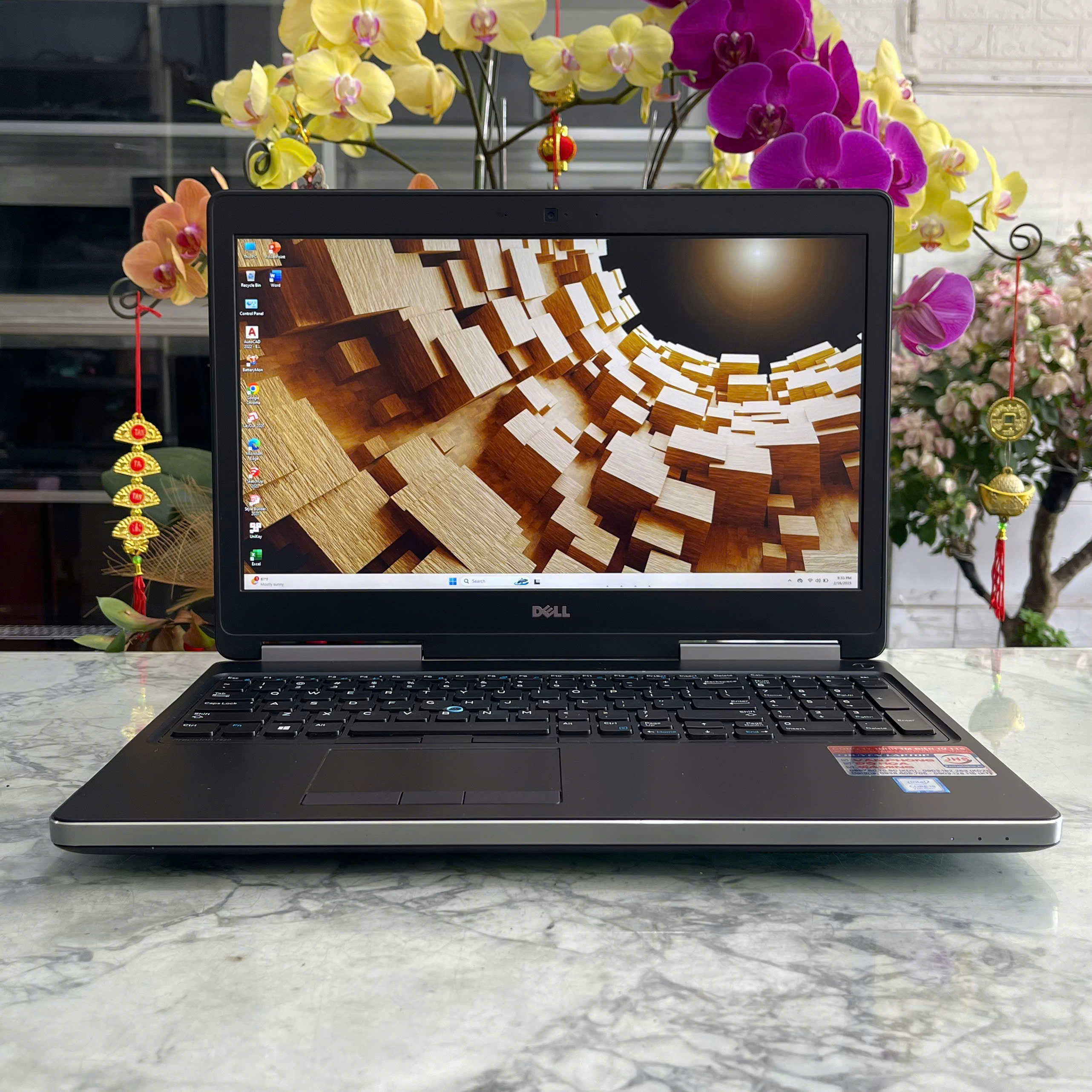 Đồ Họa - Gaming Dell Precision 7520 Core I5-7300HQ Ram 16Gb Ssd 256gb Và 500Gb Hdd NVIDIA Quadro M2200- 4G Màn Hình 15.6″ Full HD IPS