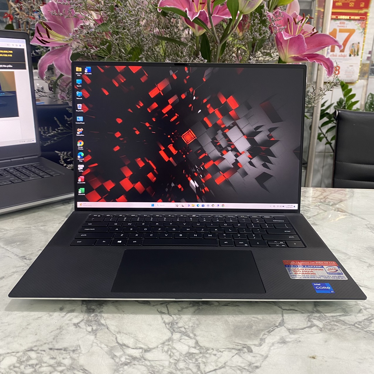 Đồ Họa - Gaming Dell XPS 15 9510 Máy LikeNew Core I7-11800H Ram 32gb Ssd 512gb Card RTX3050(4GB GDDR6) Màn Hình 15.6’’ Inch FHD+
