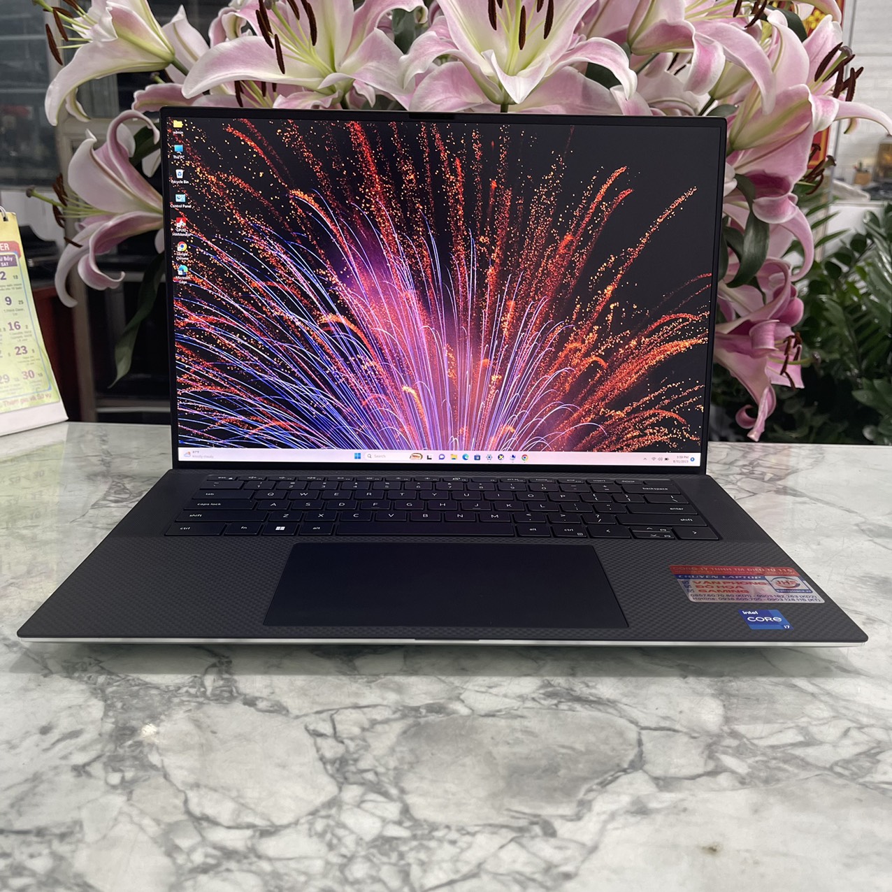 Đồ Họa - Gaming Dell XPS 15 9510 Máy LikeNew Core I7-11800H Ram 16gb Ssd 512gb Card RTX3050Ti (4GB GDDR6) Màn Hình 15.6’’ Inch FHD+