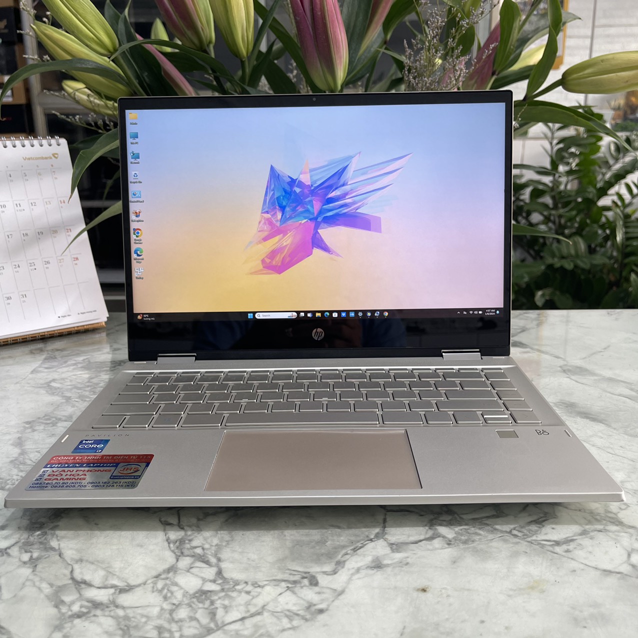 HP Pavilion x360 14-DW Core I7-1165G7 Ram 16gb Ssd 512gb Màn Hình 14.0'Inch Fhd IPS TouchScreen