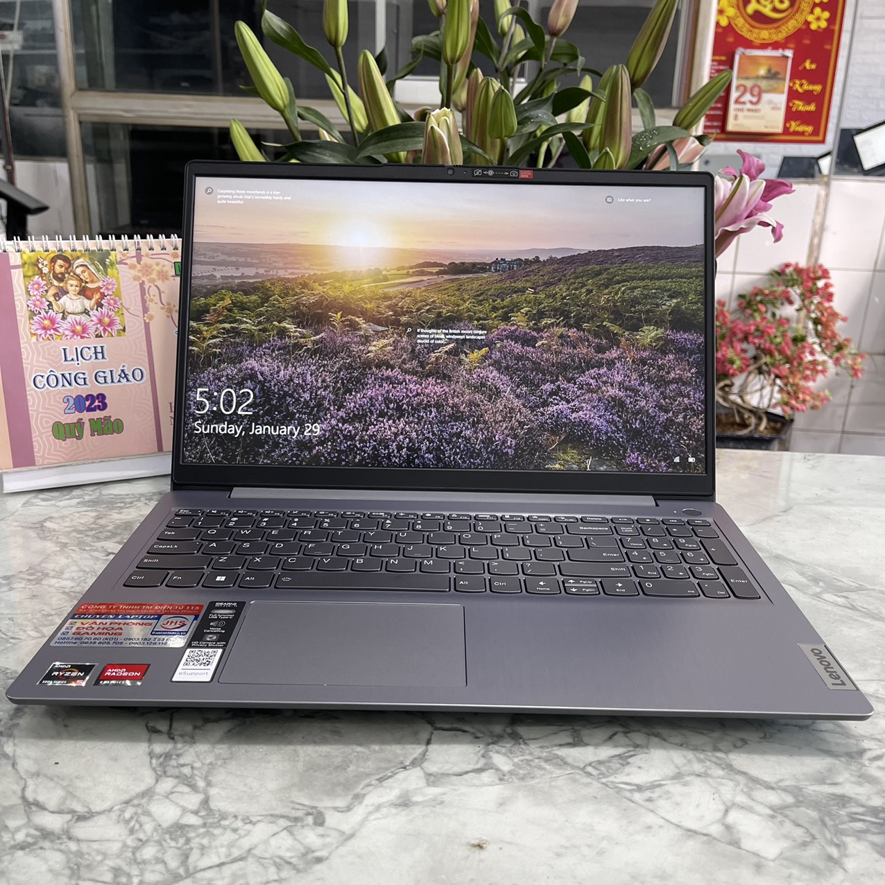 Lenovo Ideapad 3 15ABA7 (82RN0025SB) Máy LikeNew Ryzen 5 5625U Ram 8gb Ssd 256gb Màn Hình 15.6'' FullHD IPS