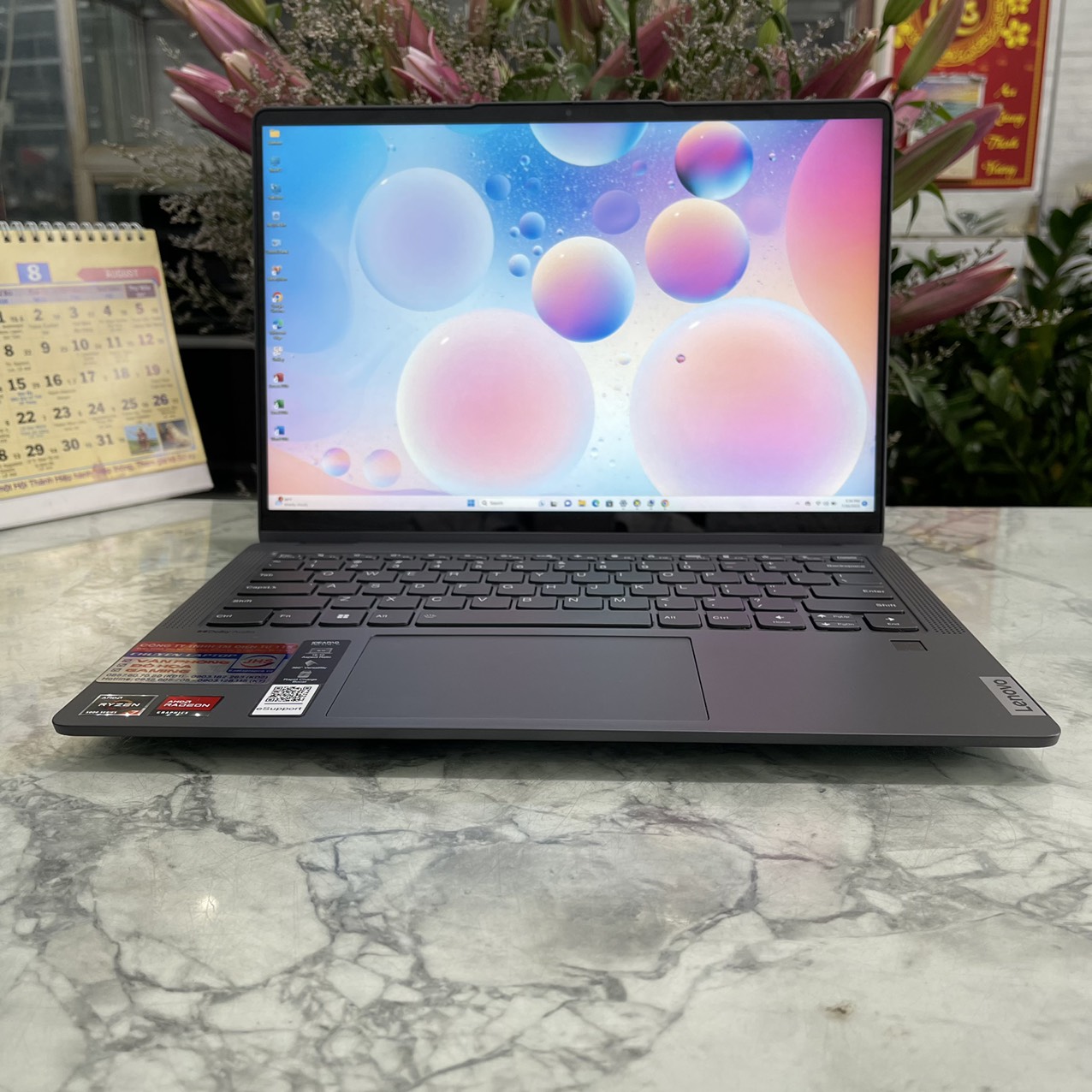 Lenovo IdeaPad Flex 5 14ALC7 Máy LikeNew Ryzen 7 5700U Ram 16gb Ssd 512gb Màn Hình 14.7" Inch WUXGA Touchscreen,Xoay gập 360