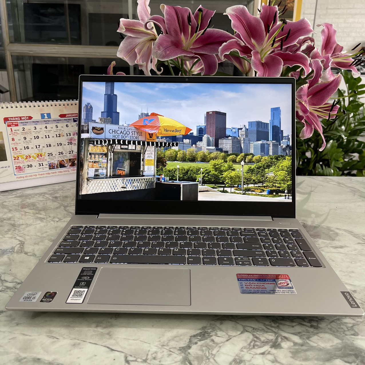Lenovo IdeaPad S340 15IIL Core I5-1035G4 Ram 8gb Ssd 256gb Màn Hình 15.6" Fhd IPS Viền Siêu Mỏng
