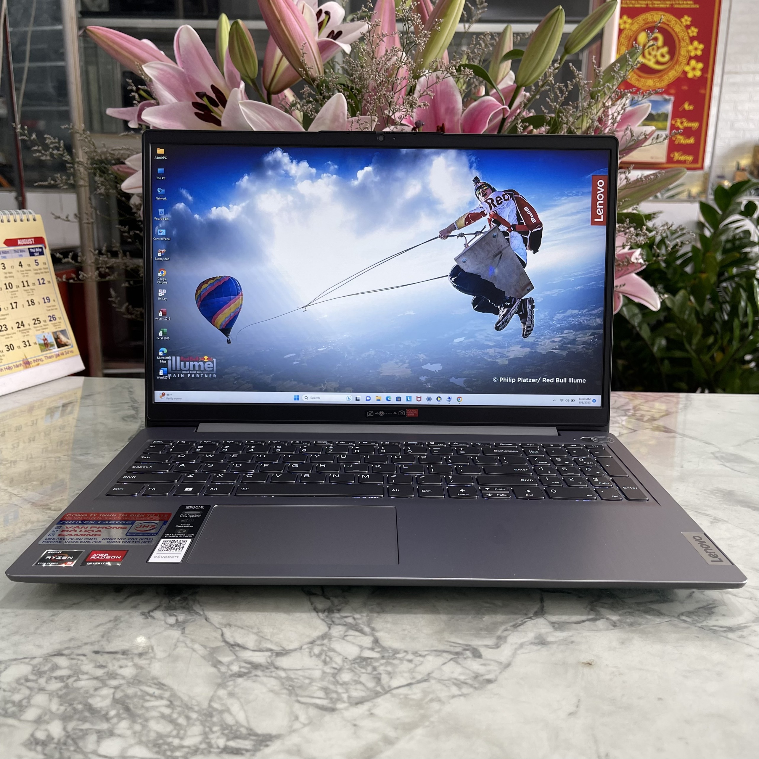 Lenovo IdeaPad Slim 3 15ABA7 Máy LikeNew Ryzen 5 5625U Ram 8gb Ssd 256gb Màn Hình 15.7" Inch Fhd IPS