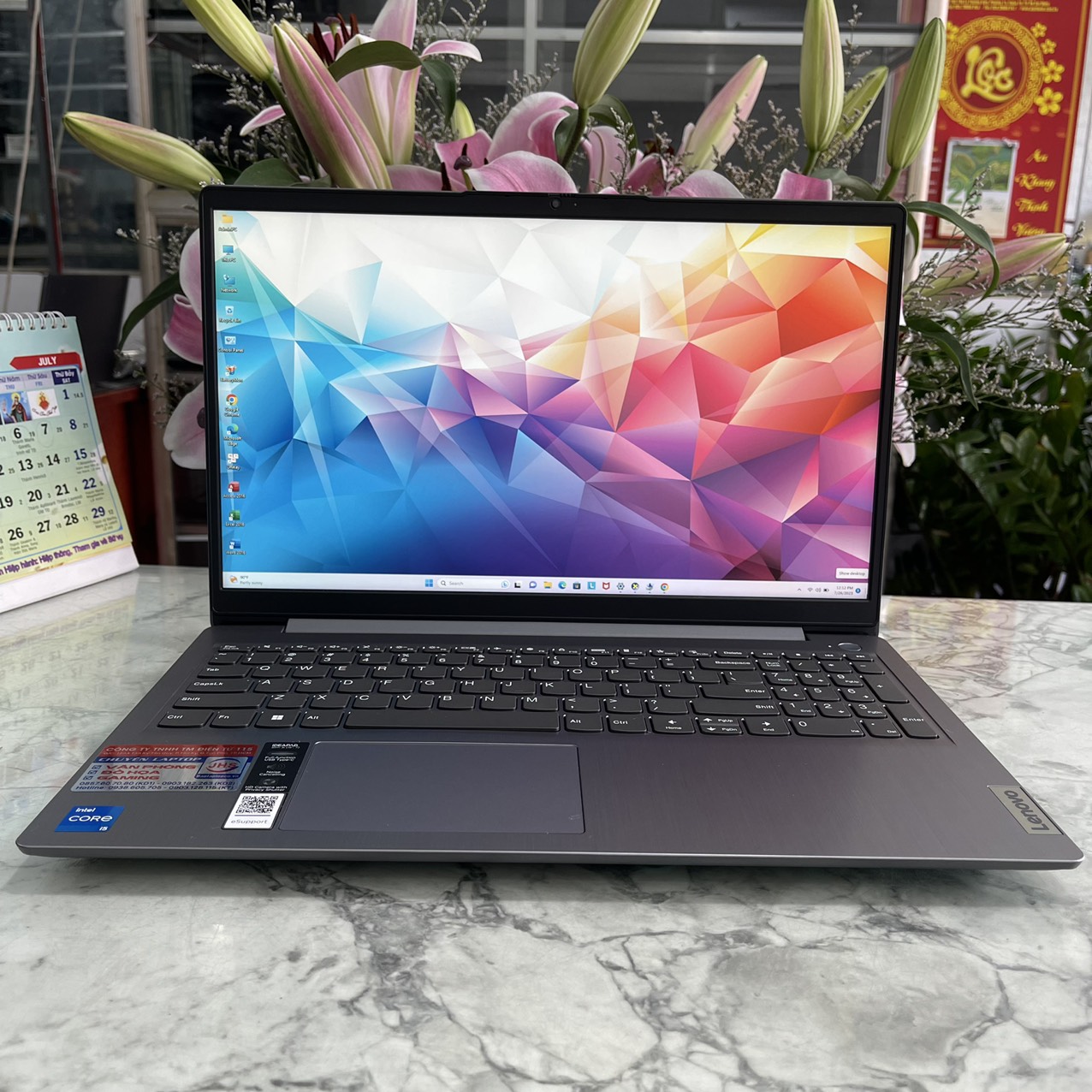 Lenovo IdeaPad Slim 3i -15IAU7 Máy LikeNew Core I5-1235U Ram 8gb Ssd 512gb Màn hình 15.7''Inch Fhd IPS