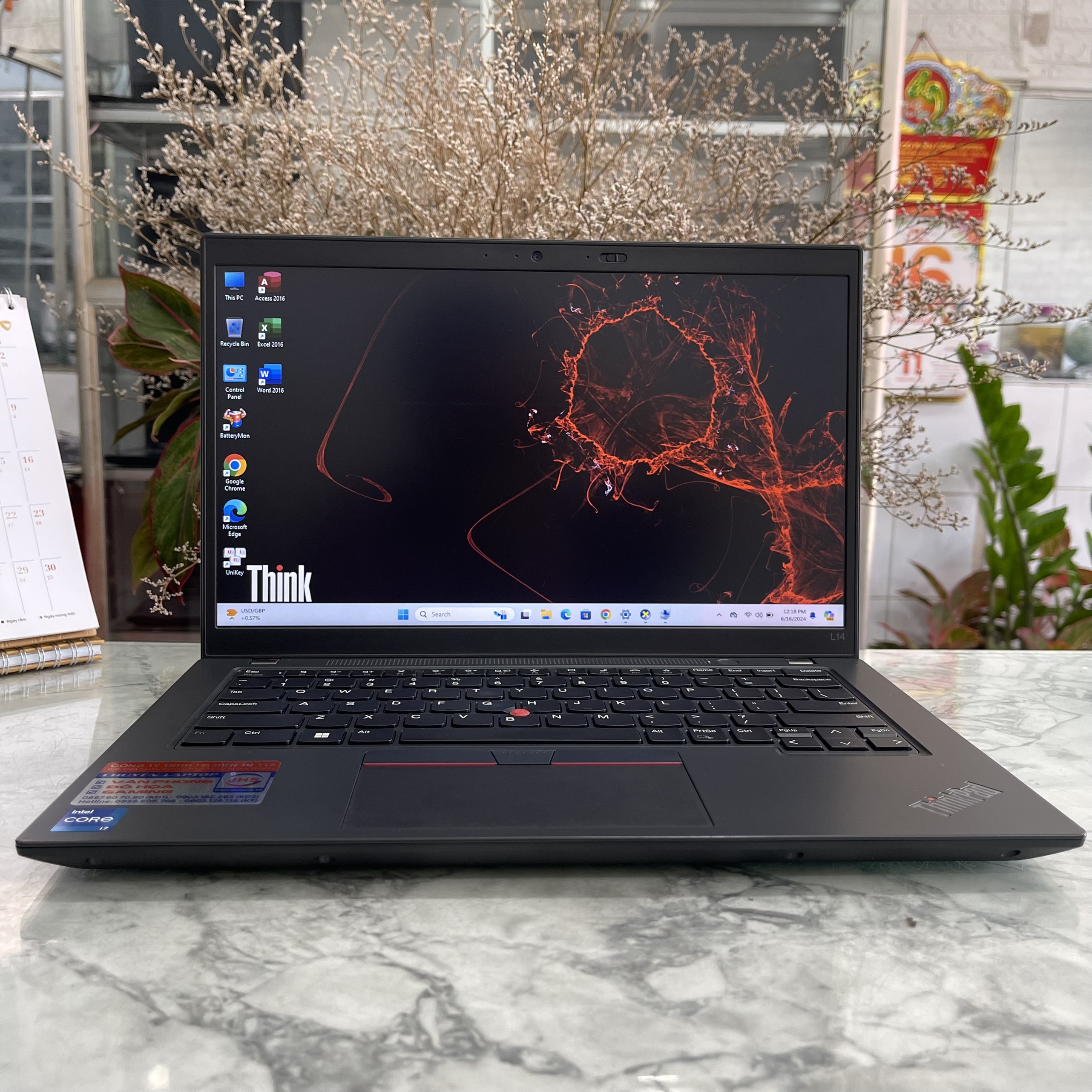 Lenovo ThinkPad L14 Gen 3 Core I7-1255U Ram 16Gb Ssd 512Gb Màn Hình 14.0 Inch
