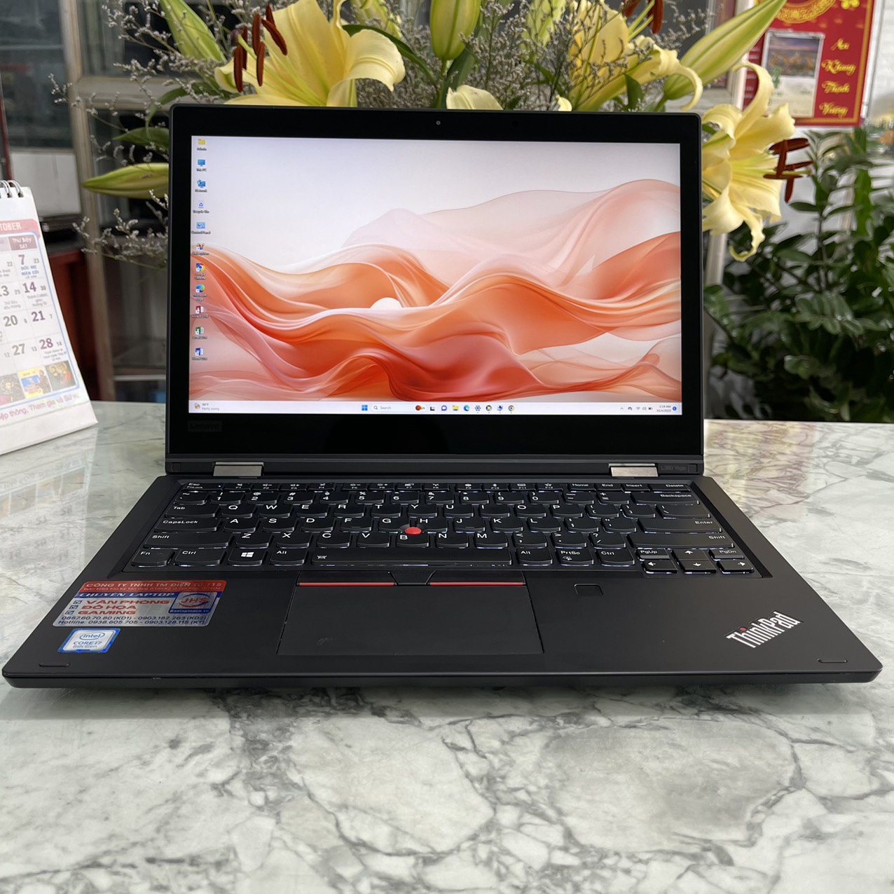 Lenovo Thinkpad L380 Yoga Core I7-8550U Ram 16gb Ssd 256gb Màn Hình 13.3 Inch Full IPS Touch Xoay 360 độ