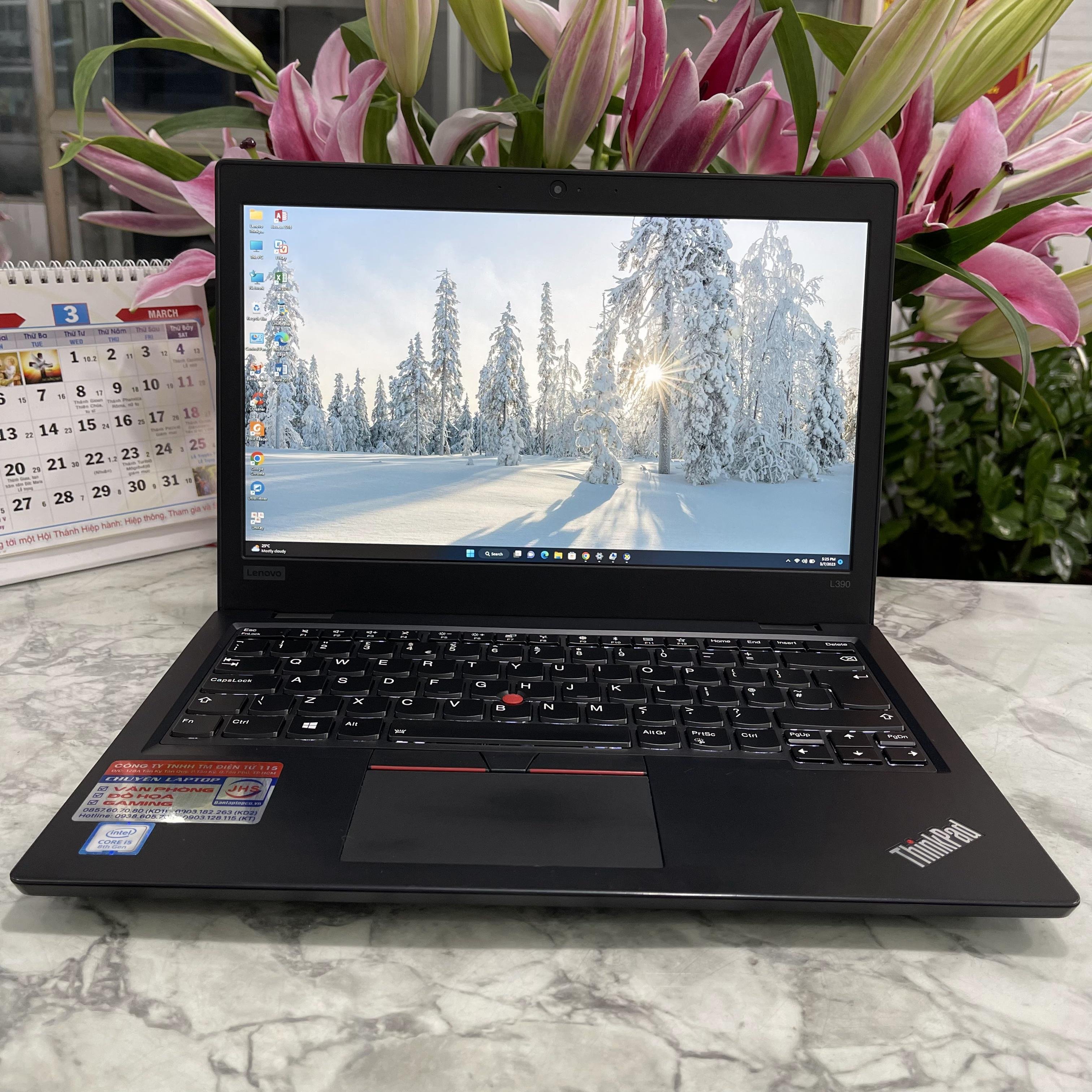 Lenovo Thinkpad L390 Core I5–8250U Ram 8gb Ssd 512gb Màn Hình 13,3″ Inch FullHD IPS