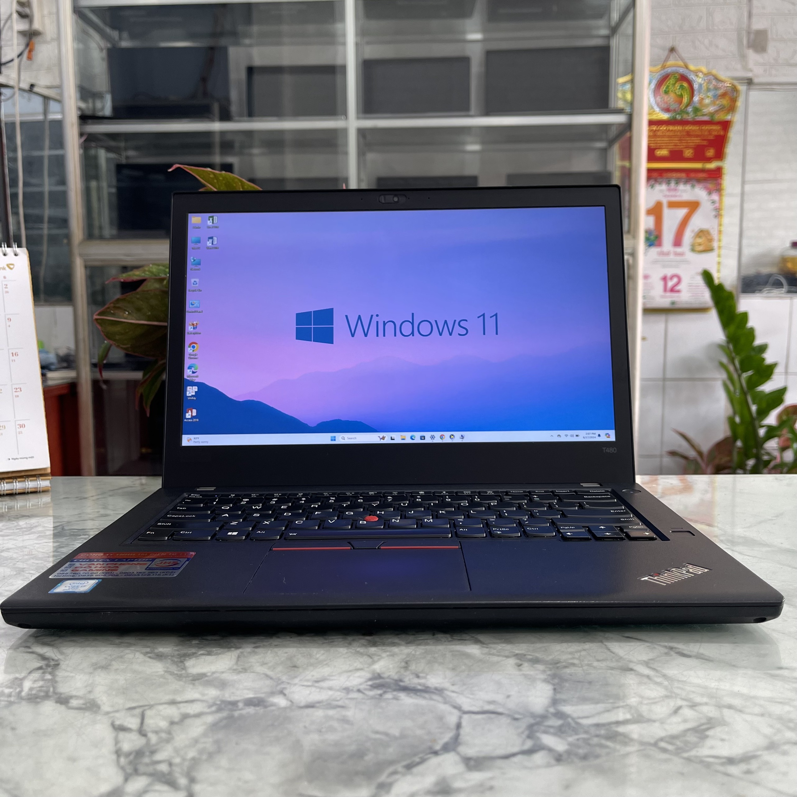 Lenovo ThinkPad T480 Core I7-8650U Ram 16gb Ssd 256gb Màn Hình 14.0''Inch FHD IPS