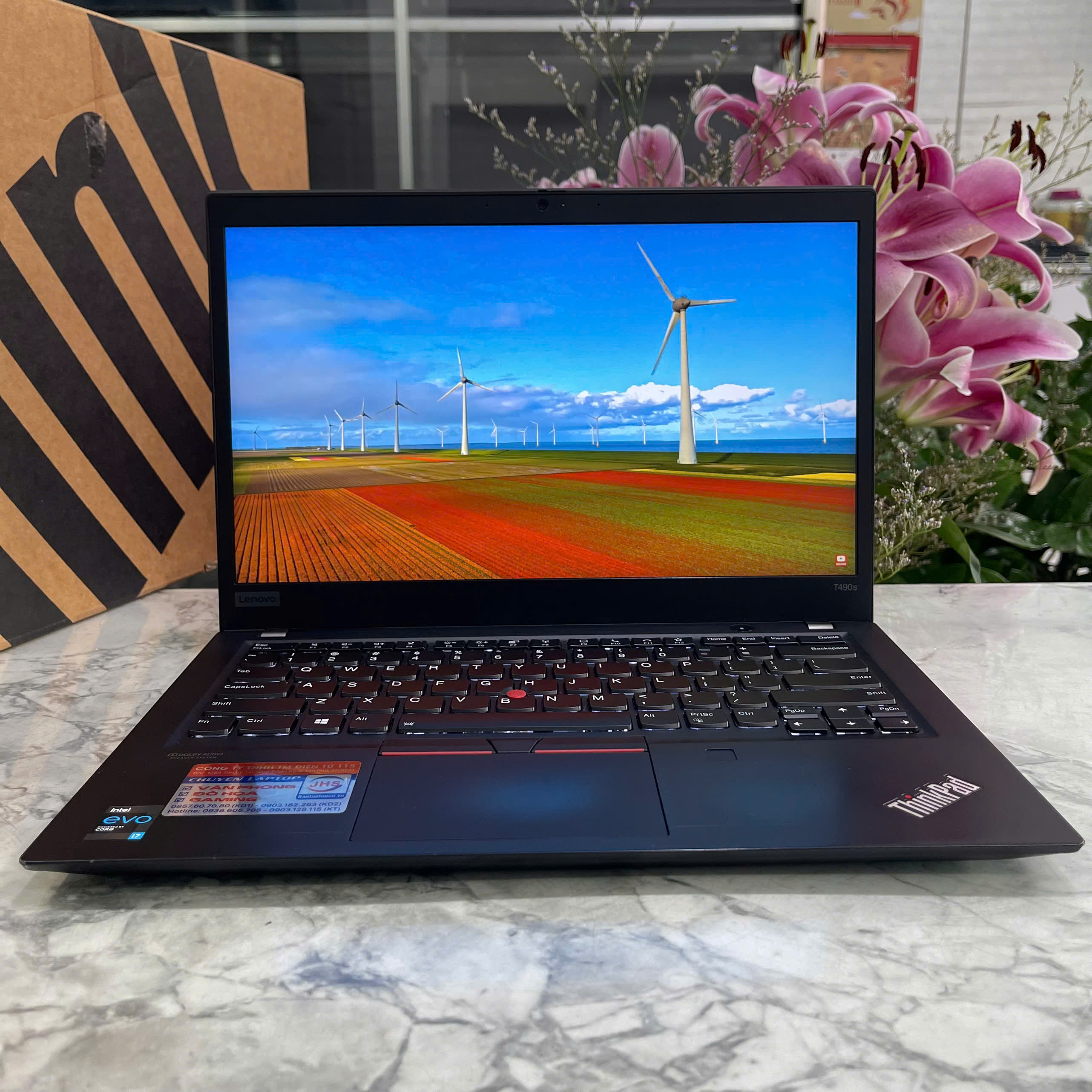 Lenovo ThinkPad T490S Core I7 8665U Ram 16GB Ssd 256GB Màn Hình : 14.0 Inch FHD IPS