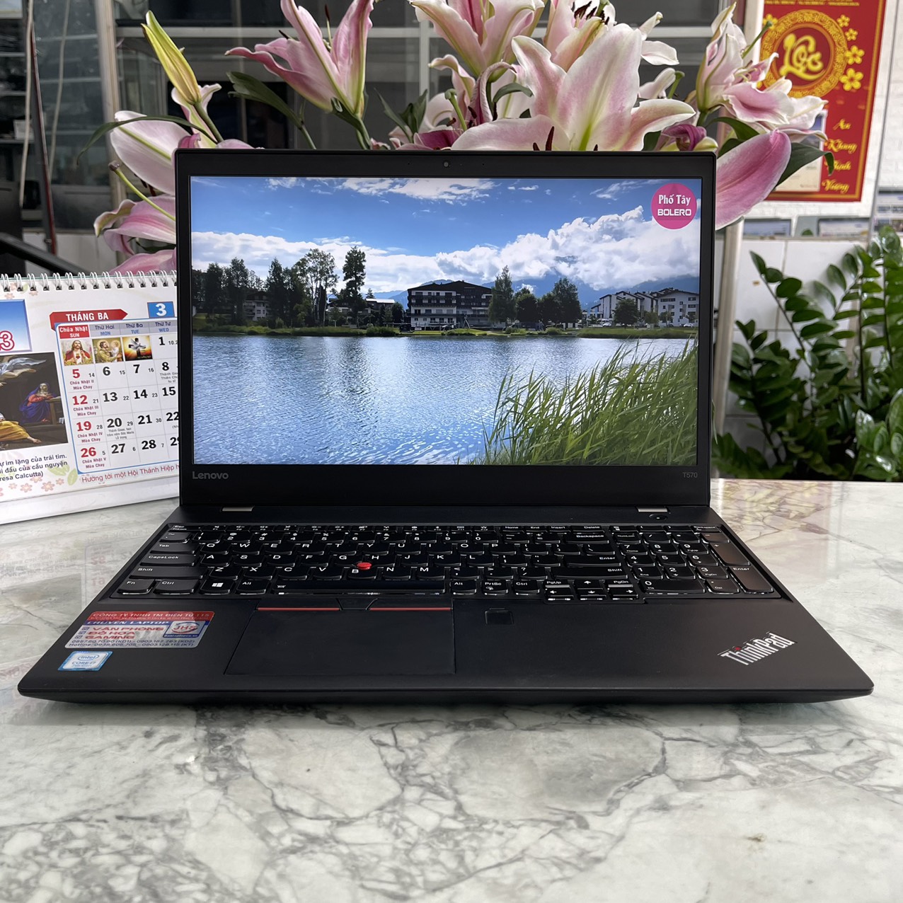 Lenovo Thinkpad T570 Core I7–7600U Ram 16gb Ssd 256gb Màn Hình 15,6″ Inch FullHD IPS