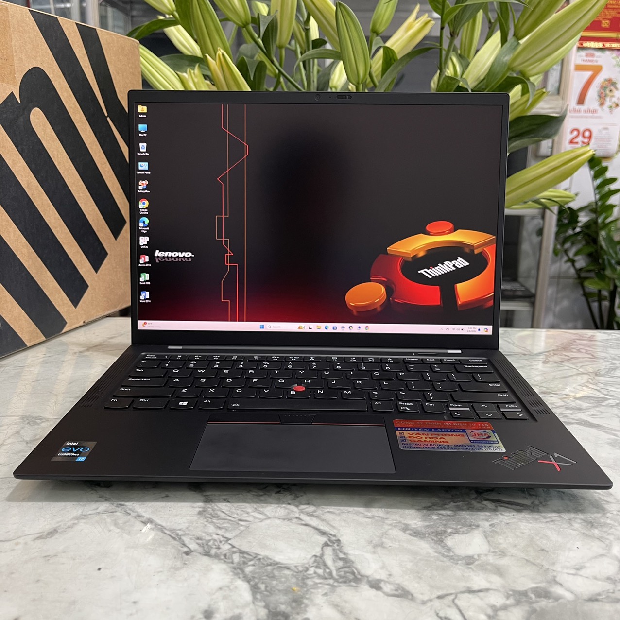 Lenovo ThinkPad X1 Carbon Gen 9 Máy Like New Core I7-1185G7 SSD 1.000 GB RAM 16GB Màn Hình 14..0''Inch IPS Touch