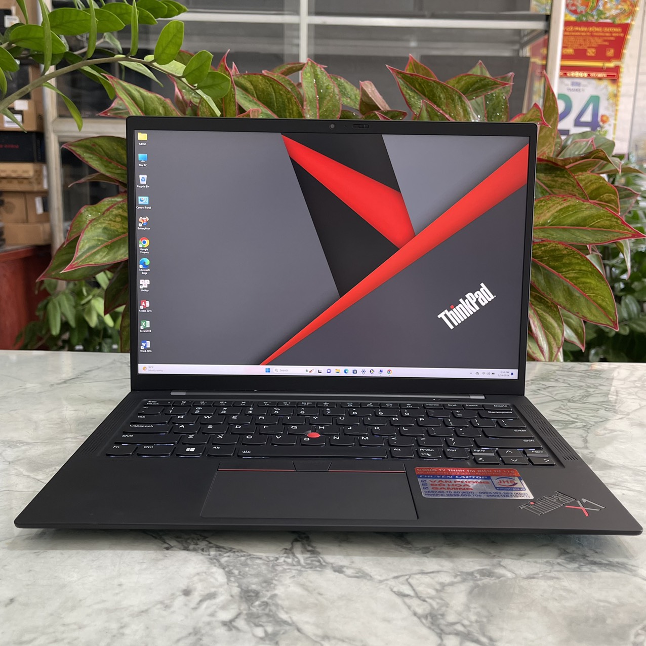 Lenovo ThinkPad X1 Carbon Gen 9 MÁY LIKENEW Core I7-1185G7 Ram 16gb Ssd 512gb Màn Hình FHD+ Touch/Finger