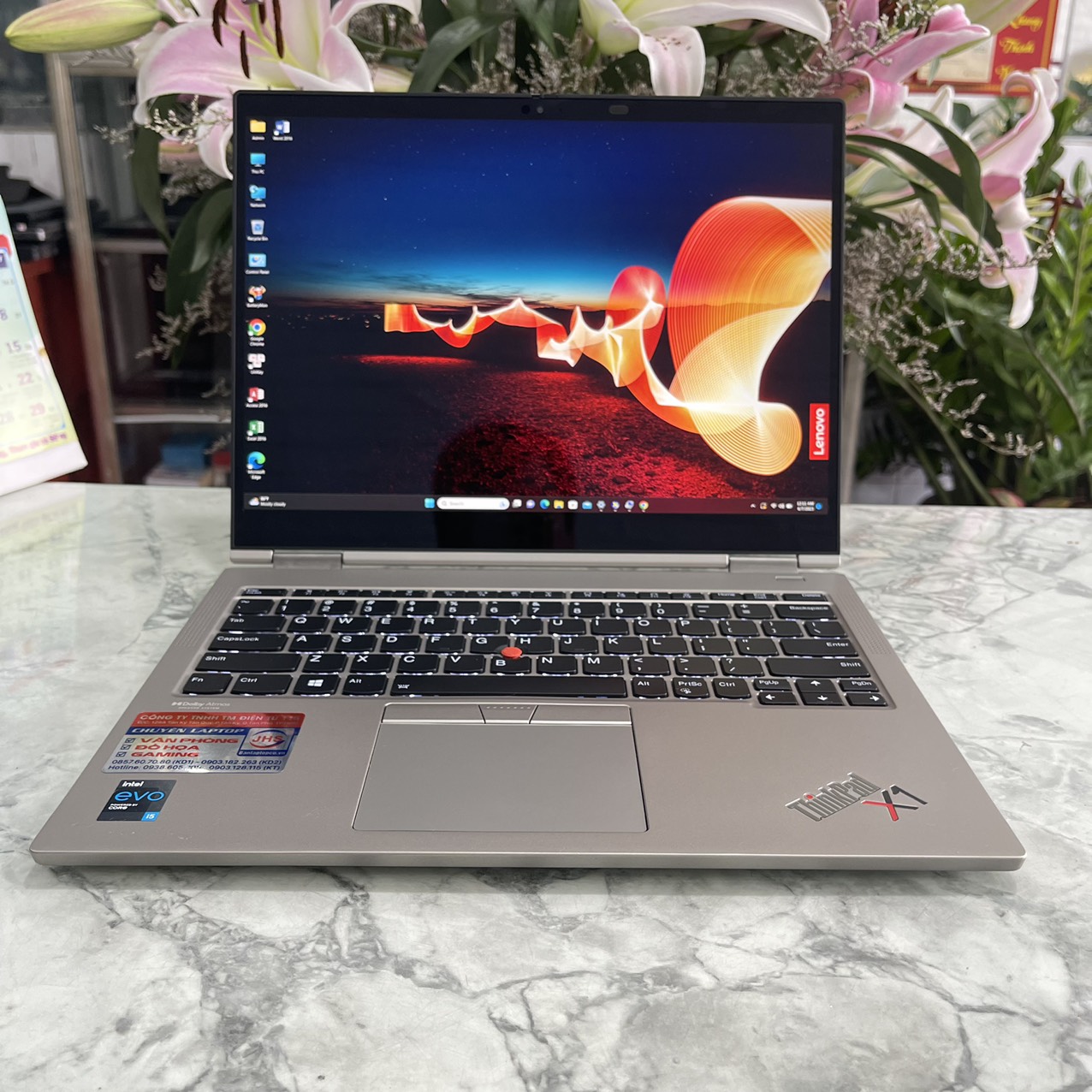 Lenovo Thinkpad X1 Titanium Yoga Gen 1 (Máy Like New) Core I5-1130G7 Ram 16gb Ssd 512gb Màn Hình 13.5" QHD Touch
