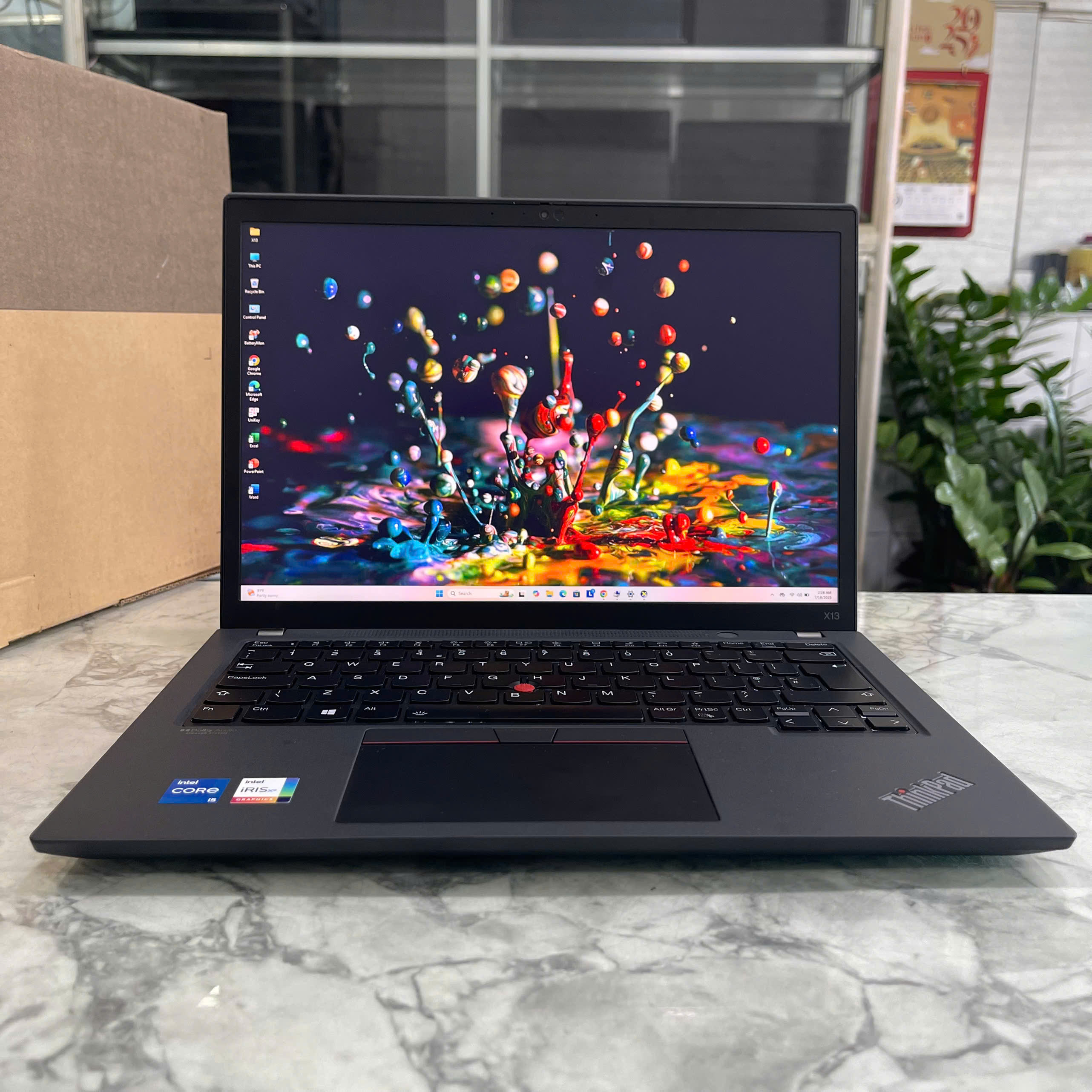Lenovo ThinkPad X13 Gen 2 Core I5-1135G7 Ram 8GB Ssd 256GB Màn hình : 13" FHD+