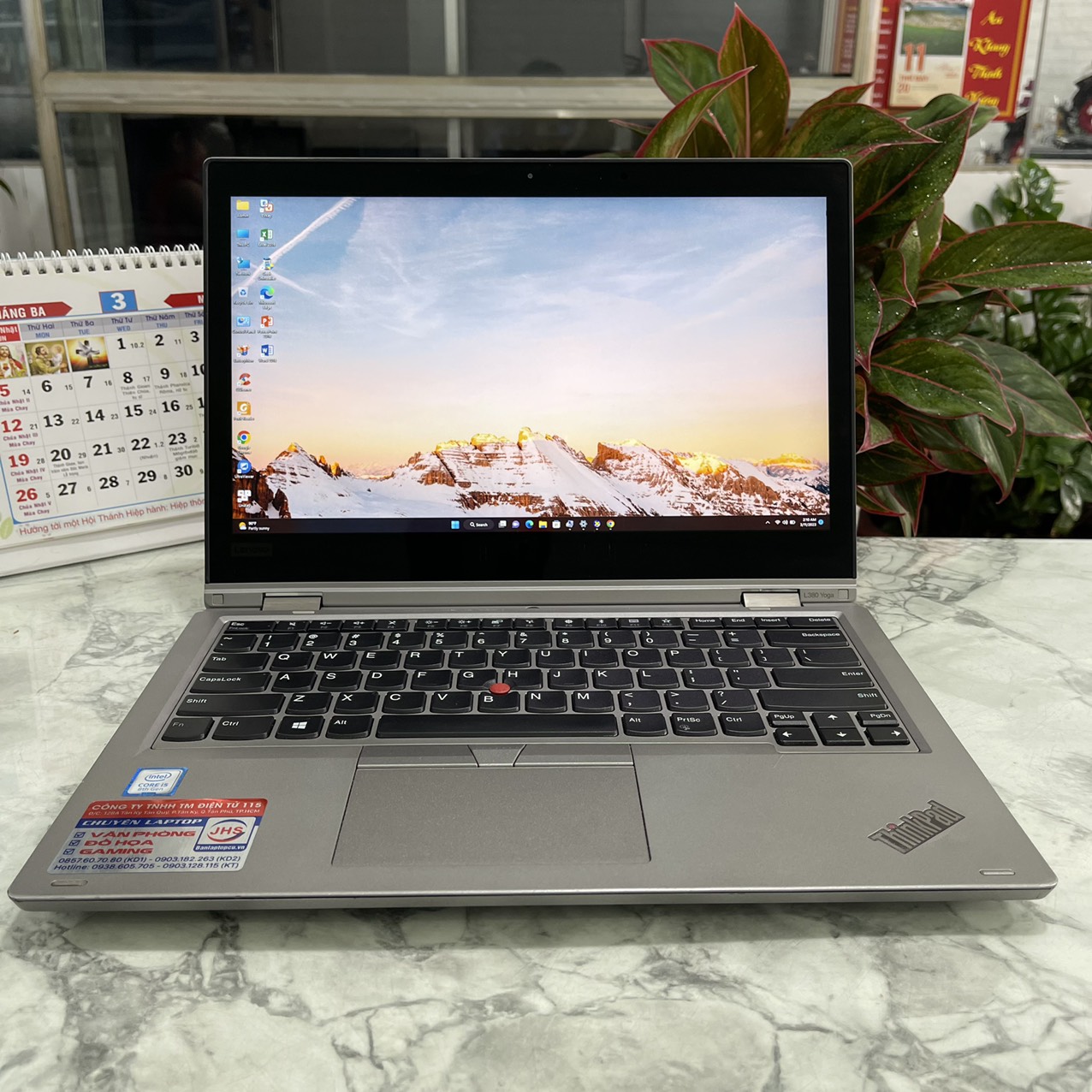 Lenovo Thinkpad Yoga L380 Core I5-8250U Ram 8gb Ssd 256gb Màn Hình 13.3 Inch Full IPS Touch Xoay 360 độ