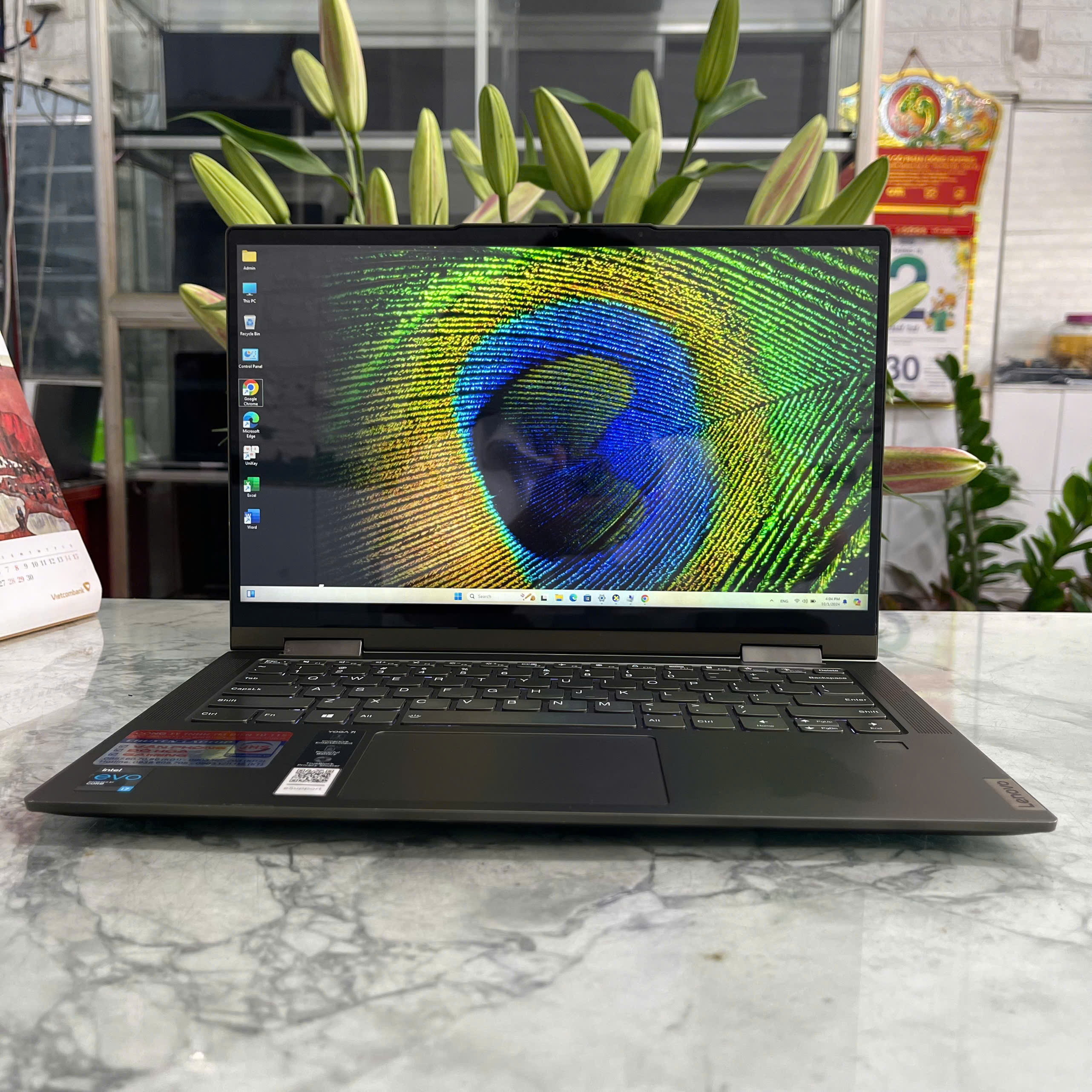 Lenovo Yoga 7 14ITL5 Core™ I7-1165G7 Ram 8Gb Ssd 512Gb Màn hình 14.0" FHD IPS TouchScreen Xoay Gập 360º