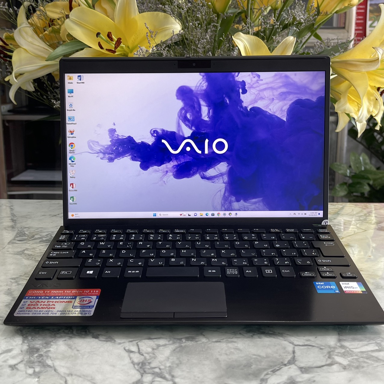 SONY VAIO Pro PJ VJPJ21 Core i5-1135G7 Ram 8gb Ssd 256gb Màn Hình 12.5inch
